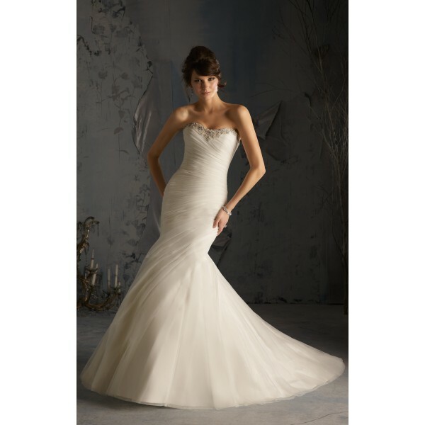 bridal, mermaid, mori lee blu and wedding dress