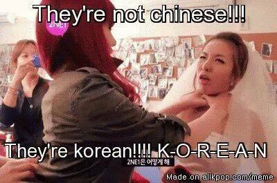 chinese, korea and party