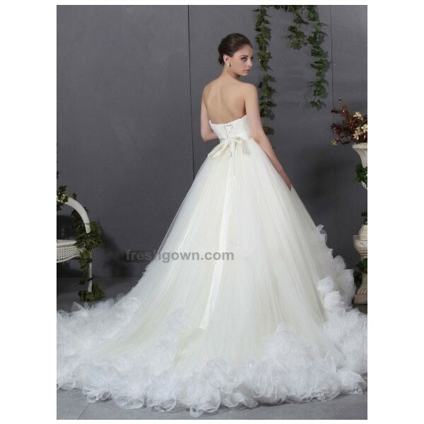 ball gown, wedding dress, bridal gown and satin