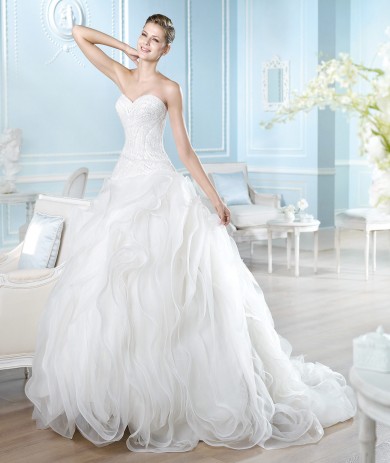 girl, wedding apparel and dress