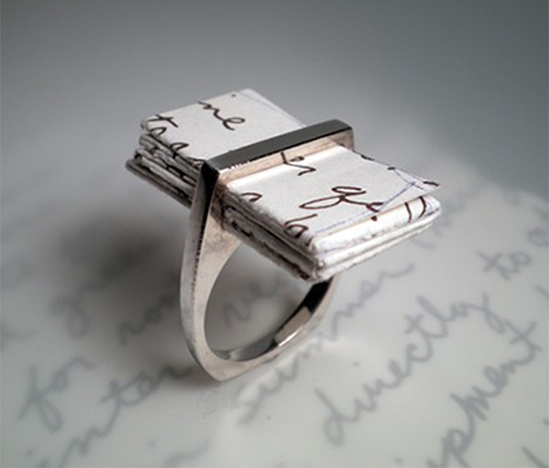 couple, Letter, ring and engagement