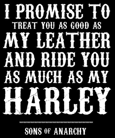 sons of anarchy, wedding vow and opie