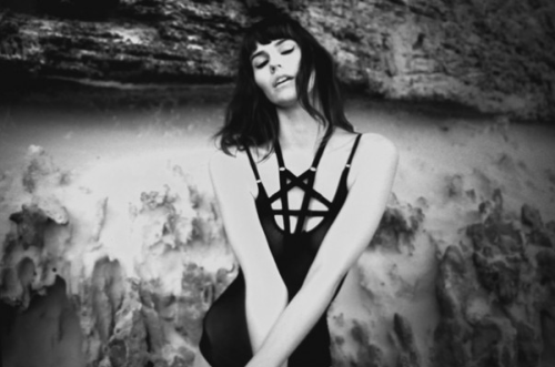 harness, goth and photoshoot