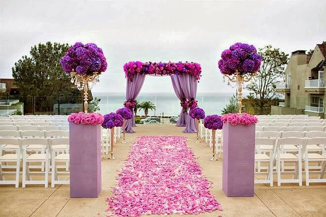 purpel, beautiful colors and wedding's scheme