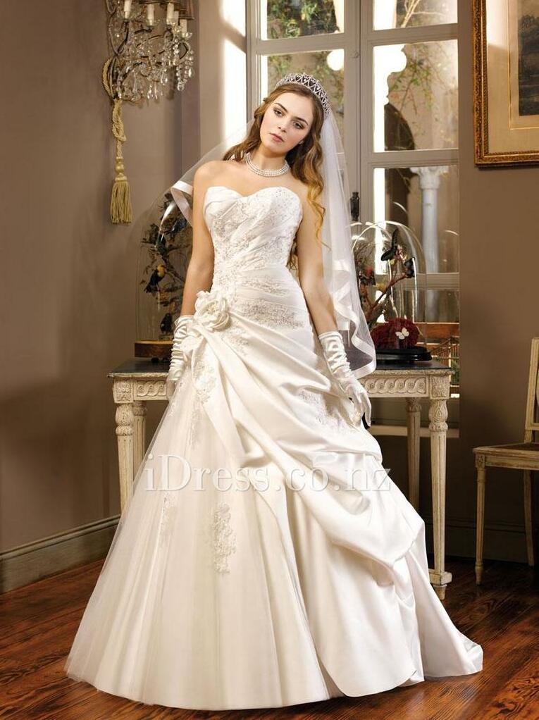 a-line, princess, wedding dresses nz and sweetheart