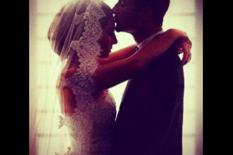 photograph, bride and groom
