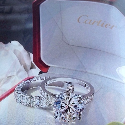 engaged, luxury, cartier and engangement