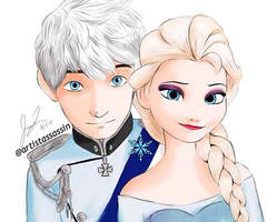 jack, elsa and winterlove