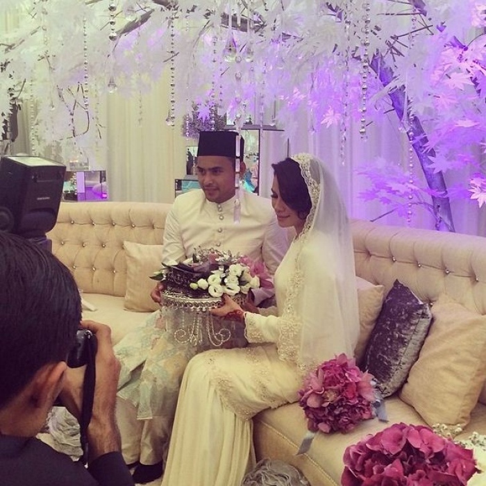 hijabi, bridal, girls and purple