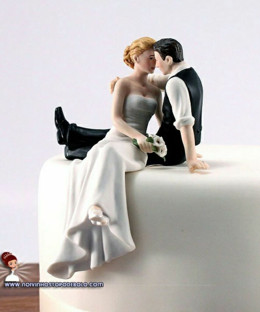 noivinhos, casamento, topo de bolo and Porcelana
