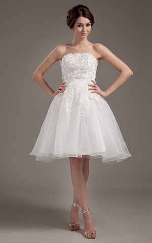 women, fashion and wedding dress