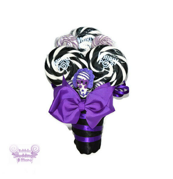 dia de los muertos, wedding planning, purple and bridesmaid