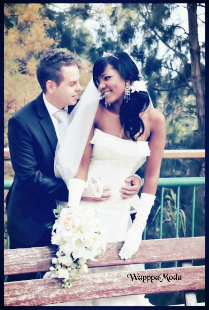 married interracial, couple interracial, bride and amor