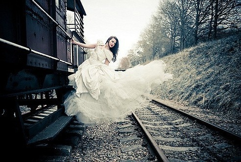 model, train and beautiful