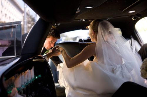 groom, cute and limo