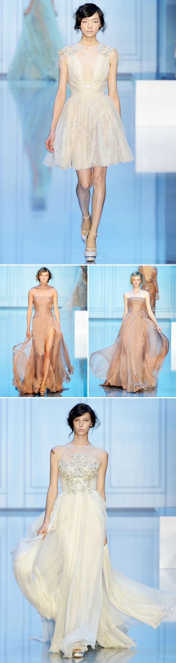 elie saab, runway, gorgeous dress and model