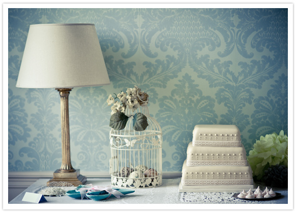blue, flower and white