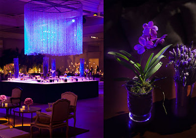 purple, wedding decoration and ana novaes