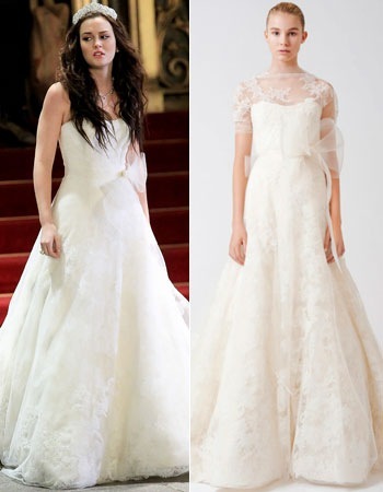 wedding dress, white and Vera Wang
