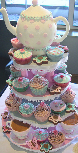 teatime, cake and cupcake