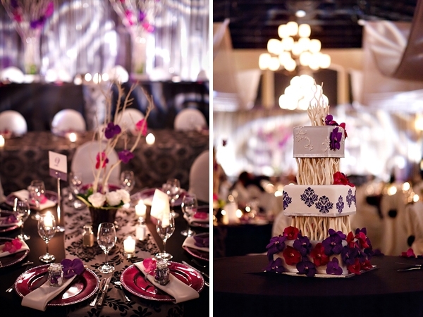 wedding decoration, purple and ana novaes