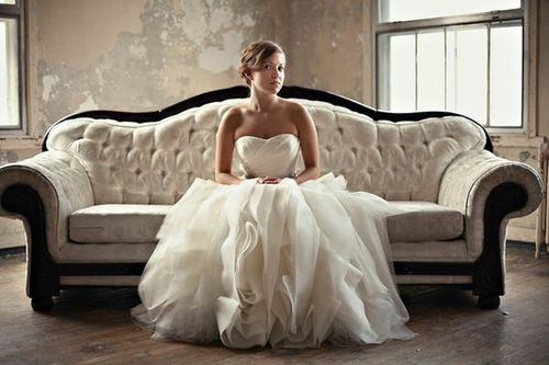 hairstyle, sofa and white