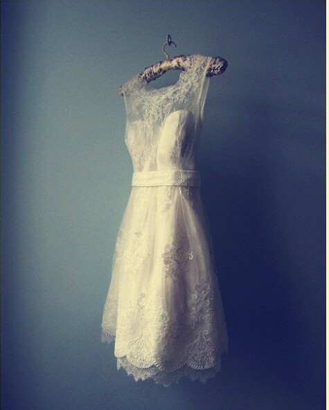 wedding dress and short wedding dress