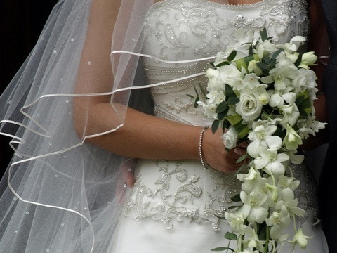 beauty, wedding dress and gorgeous