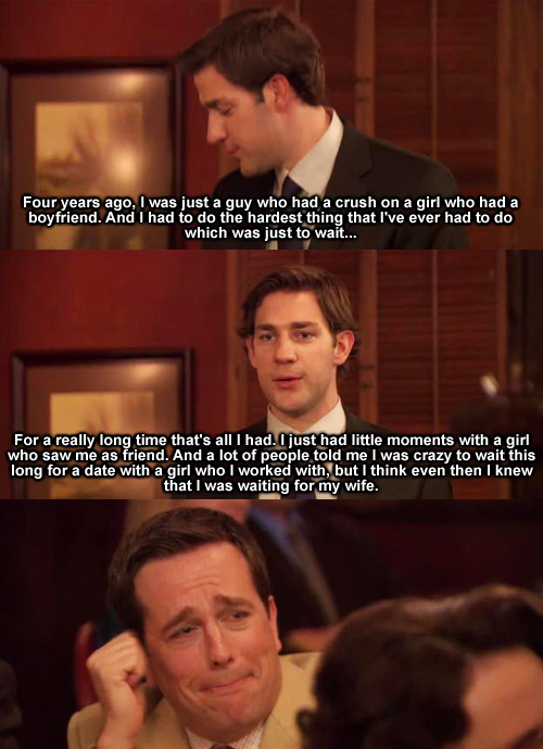 jim halpert, andy bernard, sweet and nawww