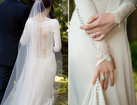 love her dress, elegant wedding dress and twilight