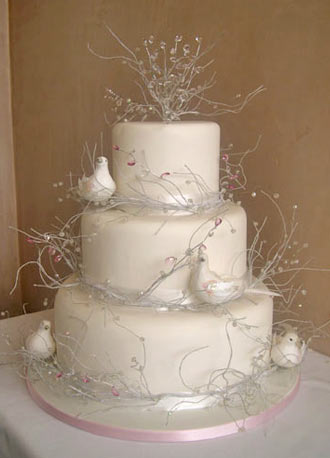 beads, twigs and Doves