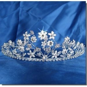 tiara, flowers and shiny