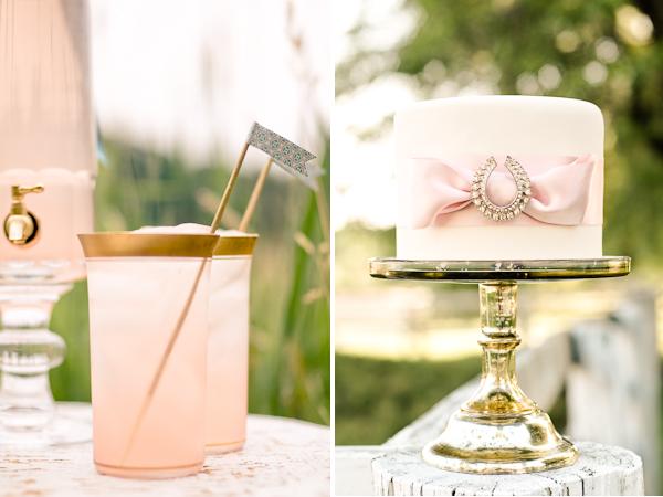 ribbons, drinks and dessert
