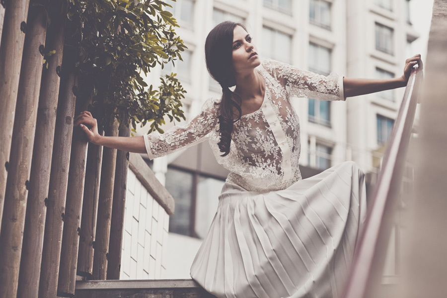 lace, brunette, bride and bridal