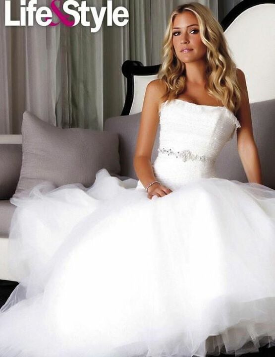 kristin cavallari, bride, pretty and gown