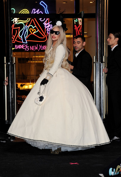 wedding dress and Lady gaga