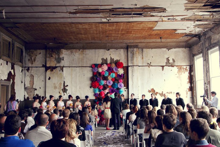 flowers, bride, hall and marriage