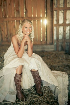 wedding dress and en