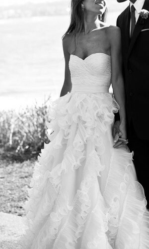 rhino, wedding dress and black and white