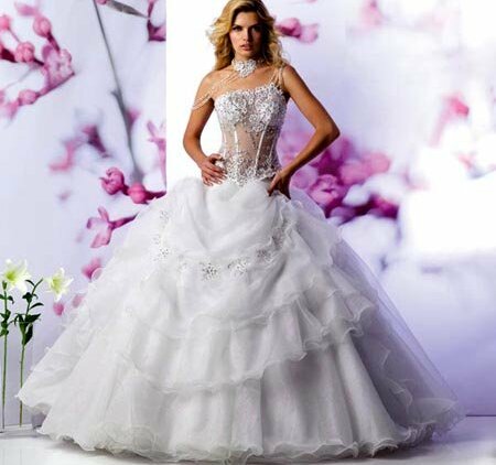 magnificent, wedding dress and pretty