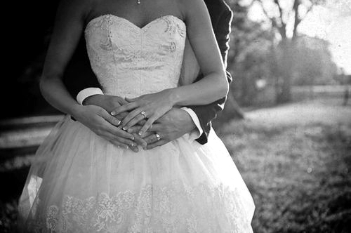 ring, wedding dress and aww