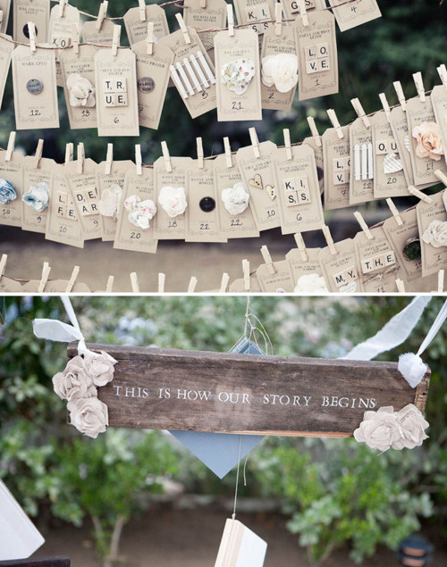 vintage, love, banners and shabby chic