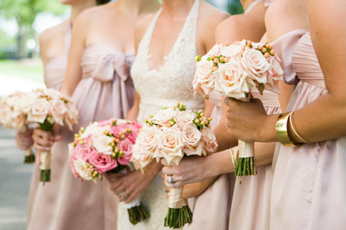 flowers, dress and pink