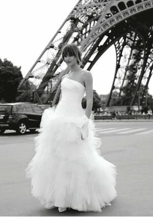 wedding dresses, white and fluffy