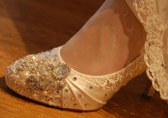 vintage, shoe and lace