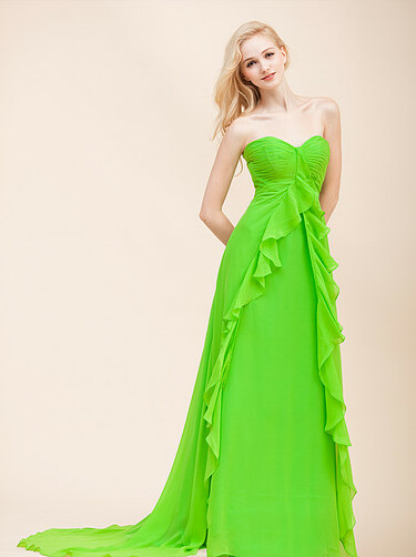 dress, chiffon and cute
