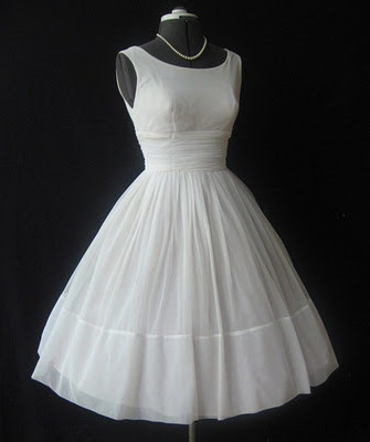 fashion, 50s and wedding dress