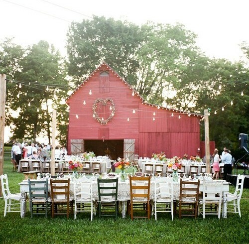 country, unique, barn and red