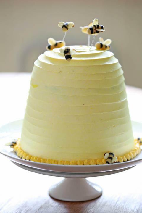 anniversary, bee, cake and birthday