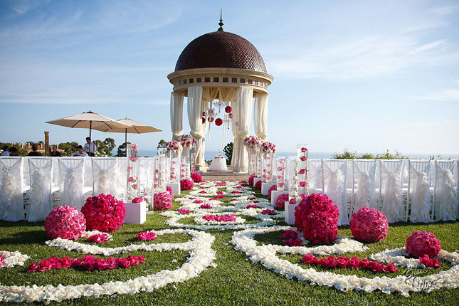 flowers, pink and weddings